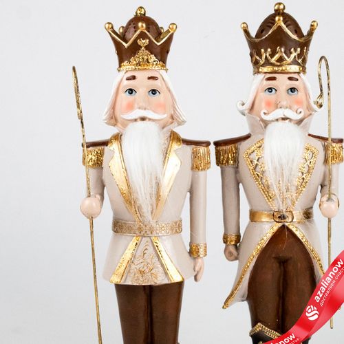 Фото 2: Сувенир «Щелкунчик» (полирезин), Н30,5х9,5х7см, в асс., коричневый