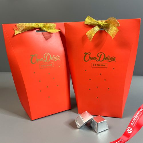 Фото 6: Набор конфет Choco Delicia молочный шоколад с начинкой «Трюфель», 220гр.. Сервис доставки цветов AzaliaNow