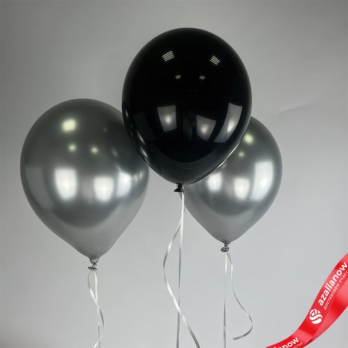 Композиция из 3 шаров с гелием, 30 см, вар. 14