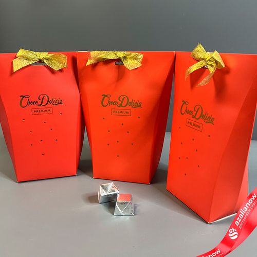 Фото 8: Набор конфет Choco Delicia молочный шоколад с начинкой «Трюфель», 220гр.. Сервис доставки цветов AzaliaNow