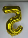 Фото флориста 6: Шар с гелием «Цифра - 5», 102 см., золото