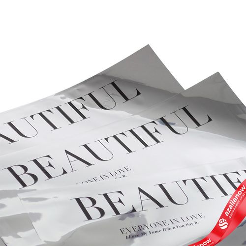 Пленка «Beautiful», 20 листов, 58х58см, черный