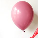 Маленькое фото 2: Шар с гелием темно-розовый, 30см