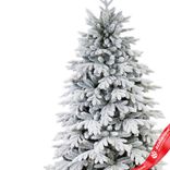 Маленькое фото 2: Ель искусственная заснеженная «Кремлевская» (PVC+PE), 2,1м, белый