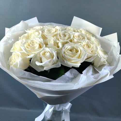 Фото флориста 1: Белые розы