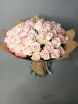 Фото флориста 1: Букет из 45 розовых роз, Эквадор, 50 см
