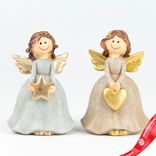 Маленькое фото 1: Сувенир «Ангел» (полирезин), Н9,5х6,5х4,5см, в асс., золотой