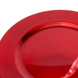 Маленькое фото 4: Поднос (пластик), D33см, красный