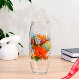 Маленькое фото 1: Ваза «Экзотик», с деколью, d=7 см, H=23 см, V=1,15 л, микс. Сервис доставки цветов AzaliaNow