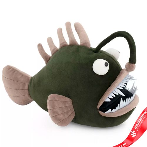 Игрушка м/н «Рыба Удильщик», 35см, зеленый