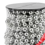 Маленькое фото 2: Гирлянда «Бусы» в катушке, 5мх8мм, серебряный