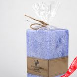 Маленькое фото 2: Свеча-квадрат «Йоркшир» (50 часов, пальмовый воск), 7x7xH15см, фиолетовый