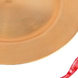 Маленькое фото 5: Поднос (пластик), D33см, золотой