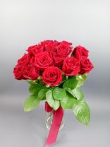 Фото флориста 1: Акция! 17 красных роз 50 см, Россия