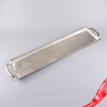 Маленькое фото 1: Поднос (металл), 55х13xH3см, серебряный
