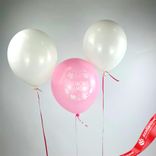 Маленькое фото 1: Композиция из 3 шаров с гелием «1 Сентября. Здравствуй школа», 30 см, вар. 11