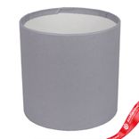 Маленькое фото 2: Коробка подарочная, круглая, без крышки, D18xH18 см, серый