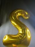 Фото флориста 1: Шар с гелием «Цифра - 2», 102 см., золото