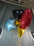 Фото флориста 4: Композиция из 5 шаров с гелием «Микс - 2», сердца и звезды