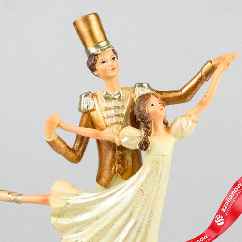 Фото 4: Сувенир «Пара» (полирезин), Н25,5х16х10см, золотой