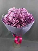 Фото флориста 1: Букет из 5 сиреневых гортензий