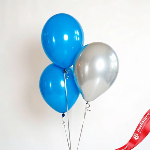 Композиция из 3 шаров с гелием, 30 см, вар.10