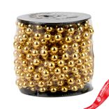 Маленькое фото 1: Гирлянда «Бусы» в катушке, 5мх8мм, золотой