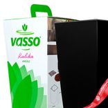Маленькое фото 2: Горшок (Кашпо) с автополивом «Kalika Angolo», пластик, 13,5x13,5x26,3 см, темно-коричневый