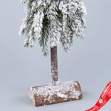 Маленькое фото 5: Ель искусственная заснеженная, Н60х20х20см, зеленый/белый