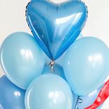 Маленькое фото 4: Композиция из шаров «Голубые мечты»