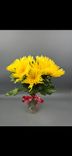 Фото флориста 1: 1 желтая одноголовая хризантема