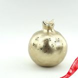 Маленькое фото 2: Сувенир «Гранат» (керамика), Н11х10х9,5см, золотой