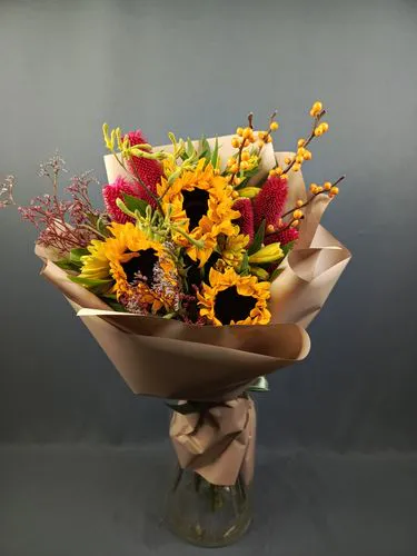 Фото флориста 1: Подсолнухи