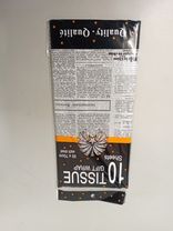 Бумага тишью натуральная «Газета» 20г/м2, 10 листов, 50 на 70см. Фото флориста - 0
