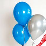 Маленькое фото 2: Композиция из 3 шаров с гелием, 30 см, вар.10