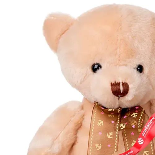 Фото 7: Букет из 15 красных роз «Признание в любви» + Мишка + Набор конфет Choco Delicia