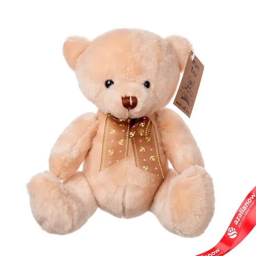 Фото 4: Букет из 25 роз «Любовь в коробке» + Мишка + Набор конфет Choco Delicia