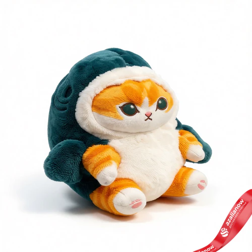 Игрушка м/н «Кот — Акула», 17 см, синий