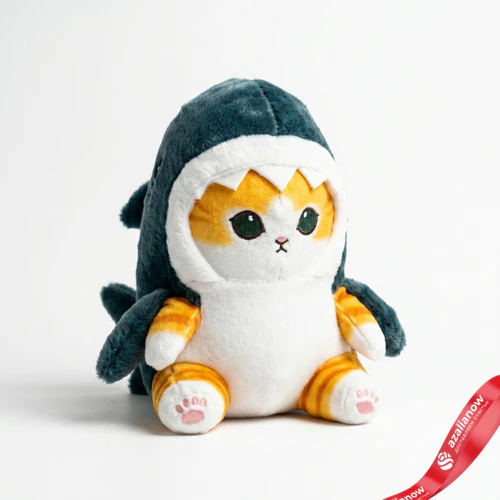 Игрушка м/н «Кот — Акула», 17 см, синий