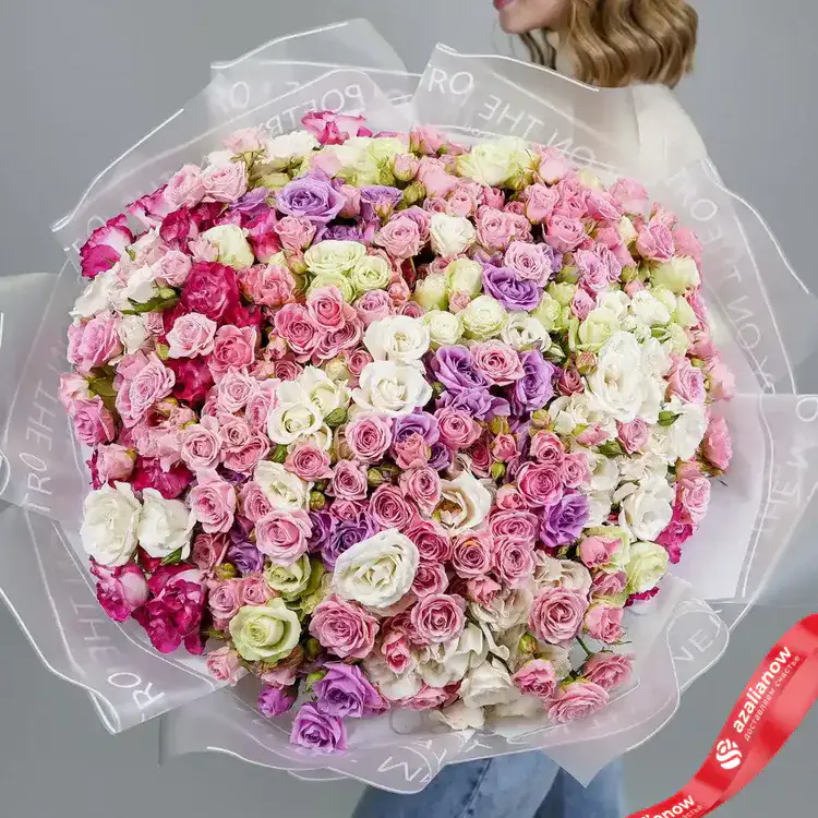 Фото 5: Огромный шикарный букет из кустовых роз. Сервис доставки цветов AzaliaNow