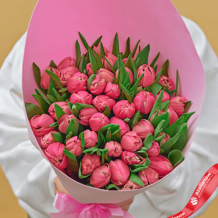 Букет розовых тюльпанов «Моя богиня» от AzaliaNow