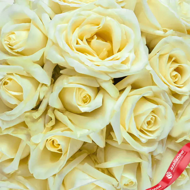 Фото 3: Коробочка белых роз. Сервис доставки цветов AzaliaNow