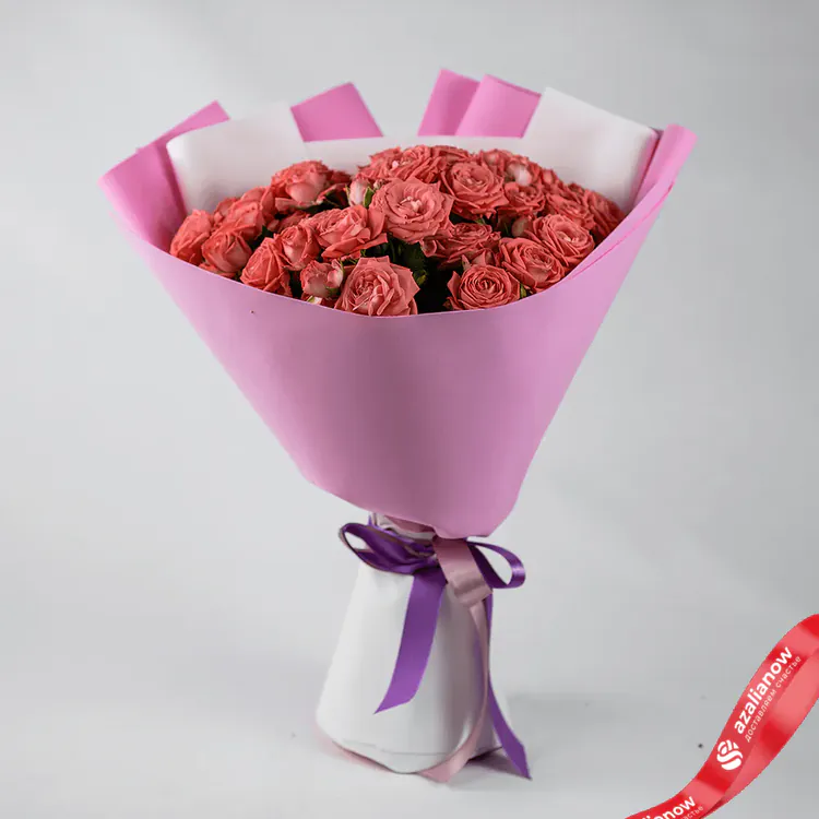 Фото 4: Букет из 15 коралловых роз «Спонтанность» + Рафаэлло в подарок. Сервис доставки цветов AzaliaNow