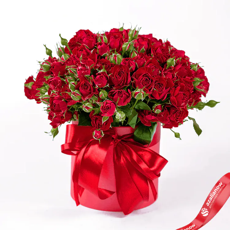 Фото 3: Букет из 19 красных роз в коробке «Любимая моя». Сервис доставки цветов AzaliaNow
