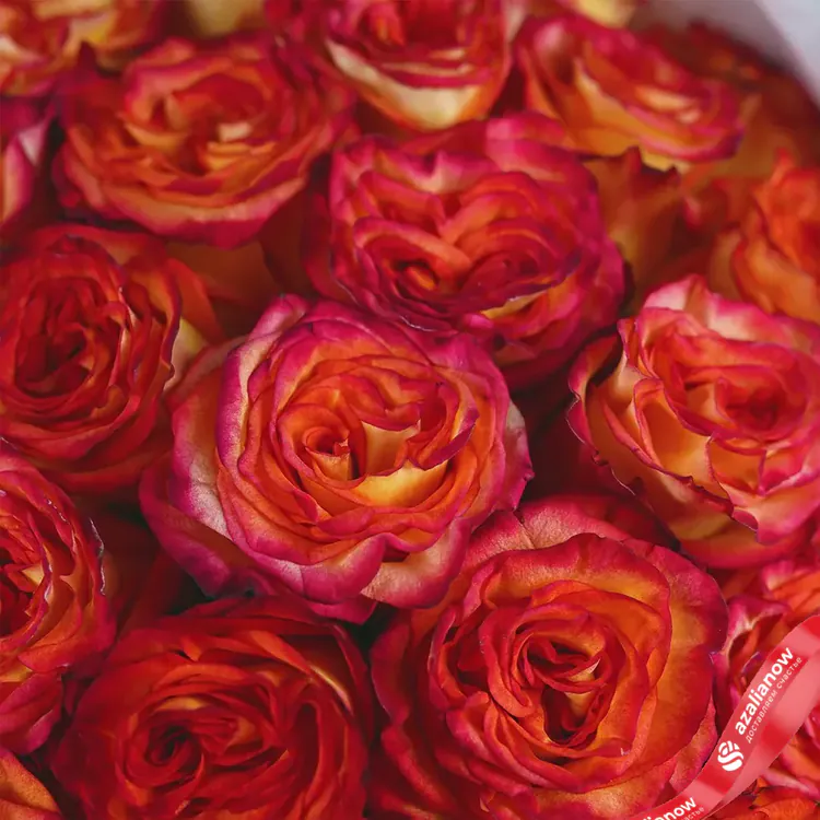 Фото 3: Букет из оранжевых роз «Интрига». Сервис доставки цветов AzaliaNow