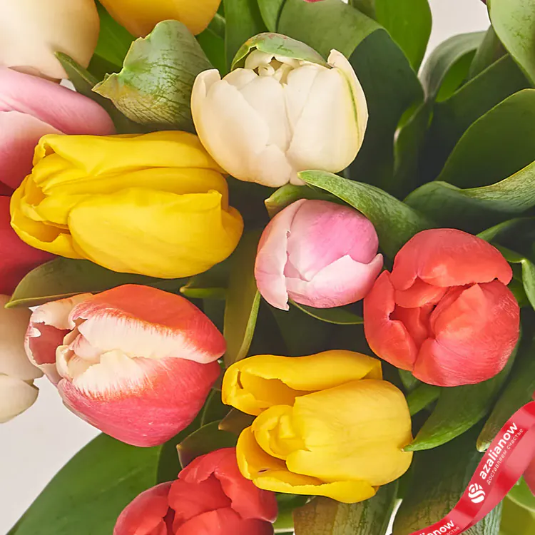 Фото 3: Букет из 15 тюльпанов микс «Коллеге». Сервис доставки цветов AzaliaNow