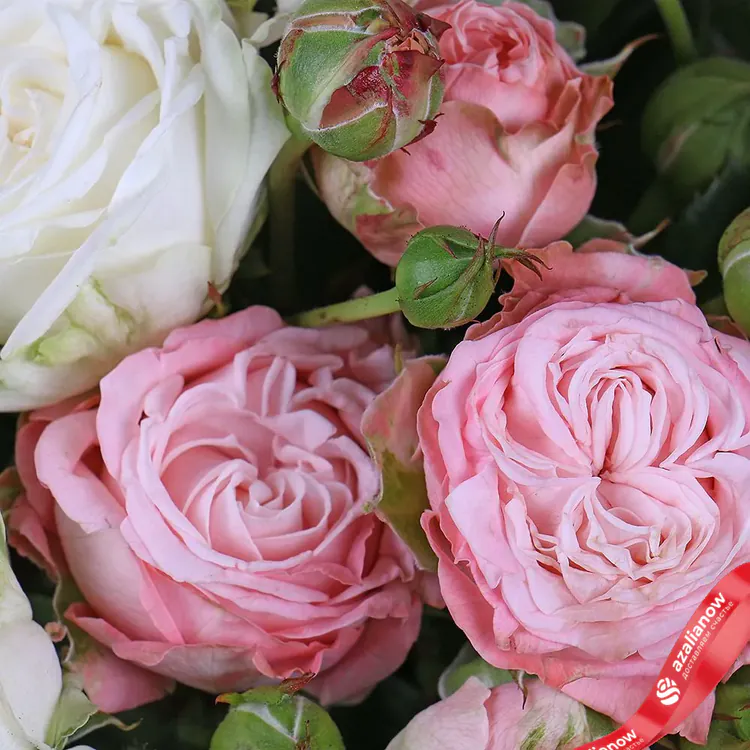 Фото 4: Букет из 15 роз «Пионовидная коробочка». Сервис доставки цветов AzaliaNow