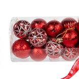 Маленькое фото 4: Набор шаров 16шт. (пластик), D4см, красный