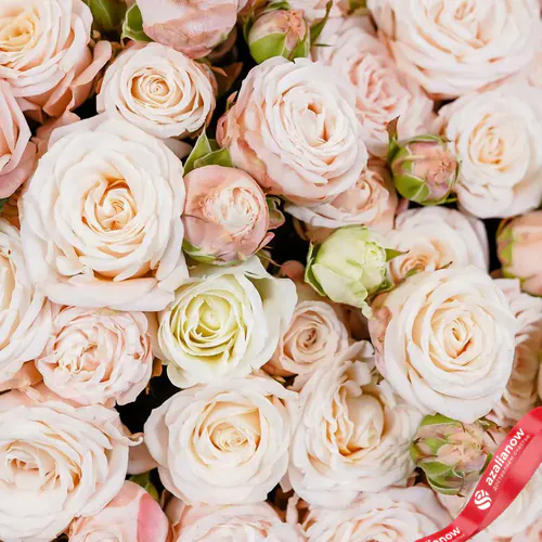 Фото 4: Акция! Огромный букет из кустовых светло-бежевых роз. Сервис доставки цветов AzaliaNow