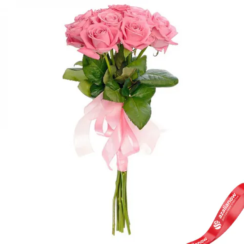 Фото 1: Букет из 9 розовых роз «Барби». Сервис доставки цветов AzaliaNow